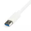 StarTech.com USB 3.0 į Gigabit Ethernet adapteris su USB prievadu - Baltas