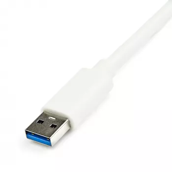 StarTech.com USB 3.0 į Gigabit Ethernet adapteris su USB prievadu - Baltas