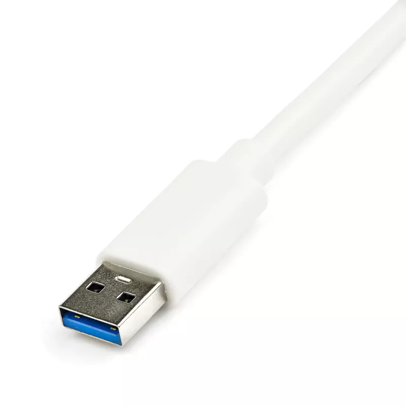 StarTech.com USB 3.0 į Gigabit Ethernet adapteris su USB prievadu - Baltas