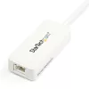 StarTech.com USB 3.0 į Gigabit Ethernet adapteris su USB prievadu - Baltas