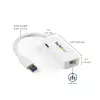 StarTech.com USB 3.0 į Gigabit Ethernet adapteris su USB prievadu - Baltas