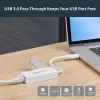 StarTech.com USB 3.0 į Gigabit Ethernet adapteris su USB prievadu - Baltas