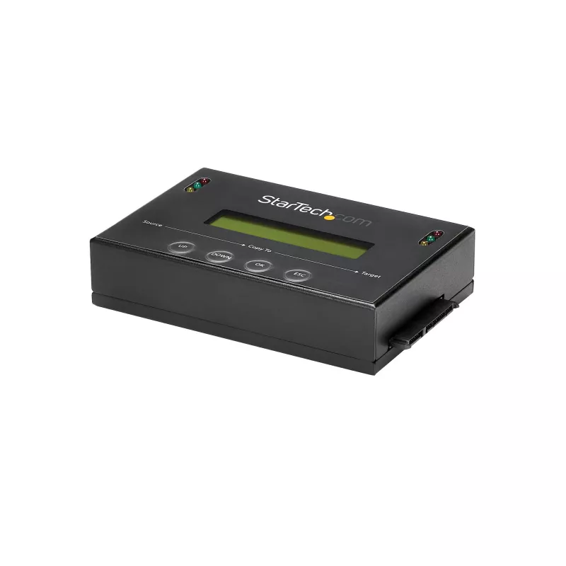 StarTech.com SATDUP11 – atskiras SATA HDD/SSD kopijavimo ir trynimo įrenginys su LCD ekranu