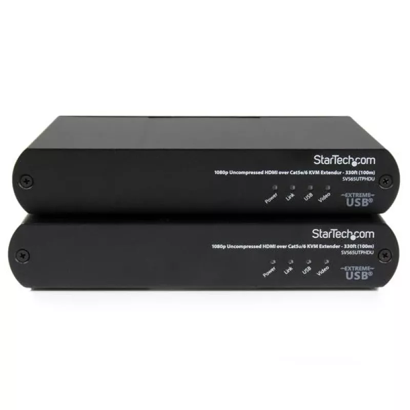 StarTech.com USB HDMI KVM prailgintuvas per Cat 5e / Cat 6 iki 100 m su 1080p nesuspaustu vaizdu