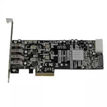 StarTech.com 4 prievadų PCI Express (PCIe) USB 3.0 kortelė su 2 atskirais 5 Gbps kanalais, UASP, SATA / LP4 maitinimu