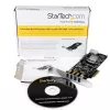 StarTech.com 4 prievadų PCI Express (PCIe) USB 3.0 kortelė su 2 atskirais 5 Gbps kanalais, UASP, SATA / LP4 maitinimu