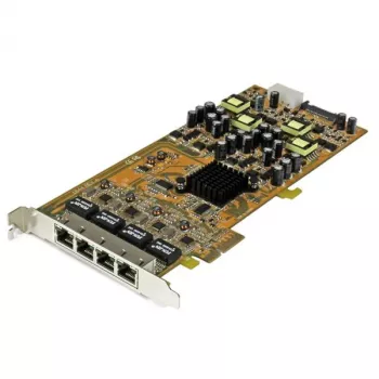StarTech.com 4 portų Gigabit Power over Ethernet PCIe tinklo plokštė - PSE / PoE PCI Express NIC - TAA