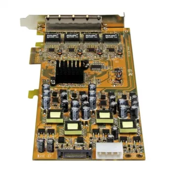 StarTech.com 4 portų Gigabit Power over Ethernet PCIe tinklo plokštė - PSE / PoE PCI Express NIC - TAA