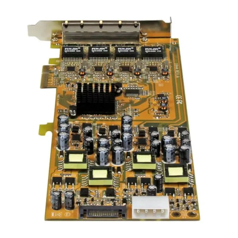 StarTech.com 4 portų Gigabit Power over Ethernet PCIe tinklo plokštė - PSE / PoE PCI Express NIC - TAA