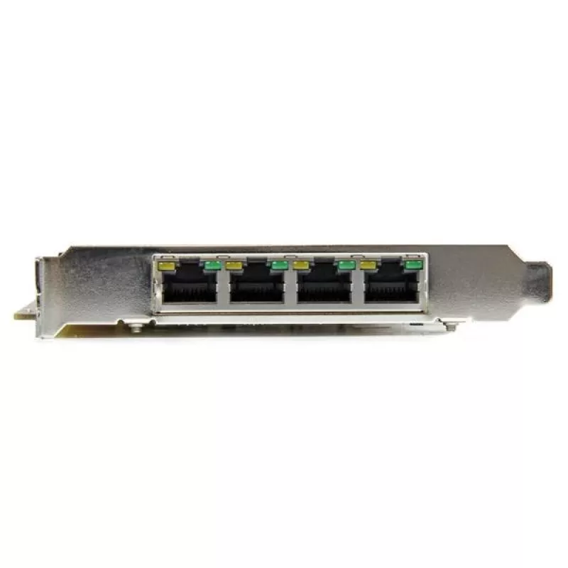 StarTech.com 4 portų Gigabit Power over Ethernet PCIe tinklo plokštė - PSE / PoE PCI Express NIC - TAA