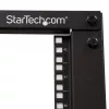 StarTech.com 4-Post 42U mobilus atviro rėmo serverių stovas, keturių stulpų 19 colių tinklo stovas su ratukais, reguliuojamo gylio stovas kompiuterinei/AV/duomenų/IT įrangai – ratukai, išlyginimo kojelės arba tvirtinimas prie grindų