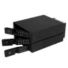 StarTech.com 3 vietų aliumininis bekrepšelis karšto keitimo mobilusis rėmas su pagrindine plokšte 3,5 inch SAS II/SATA III - 6 Gbps HDD