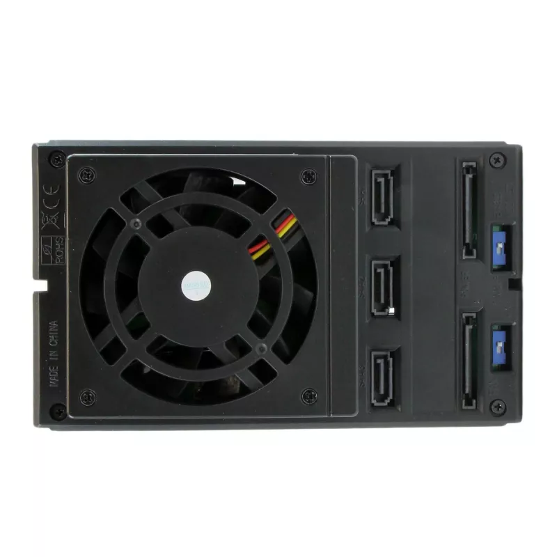 StarTech.com 3 vietų aliumininis bekrepšelis karšto keitimo mobilusis rėmas su pagrindine plokšte 3,5 inch SAS II/SATA III - 6 Gbps HDD