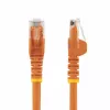 StarTech.com 3 m CAT6 Ethernet kabelis - oranžinis CAT 6 Gigabit Ethernet laidas - 250 MHz 100 W PoE RJ45 UTP tinklo/prijungimo kabelis, be užkabinimo, su įtempimo mažinimu, individualiai išbandytas