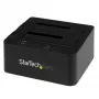 StarTech.com Dviejų lizdų USB 3.0 / eSATA į SATA kietojo disko dokas, išorinis 2,5/3,5 colio SATA I/II/III SSD/HDD dokas, karšto keitimo lizdai, įkrovimas iš viršaus