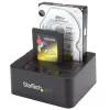 StarTech.com Dviejų lizdų USB 3.0 / eSATA į SATA kietojo disko dokas, išorinis 2,5/3,5 colio SATA I/II/III SSD/HDD dokas, karšto keitimo lizdai, įkrovimas iš viršaus
