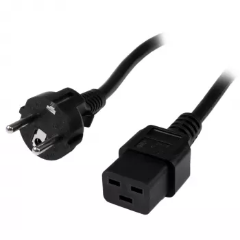 StarTech.com 2 m maitinimo laidas, 16AWG, EU Schuko į C19, 16A 250V, juodas