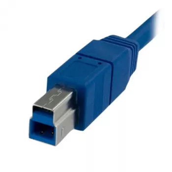 StarTech.com 1 m USB 3.0 laidas A į B - vyriškas/vyriškas, mėlynas