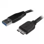 StarTech.com plonas Micro USB 3.0 laidas - A/Micro-B - 0,5 m, juodas