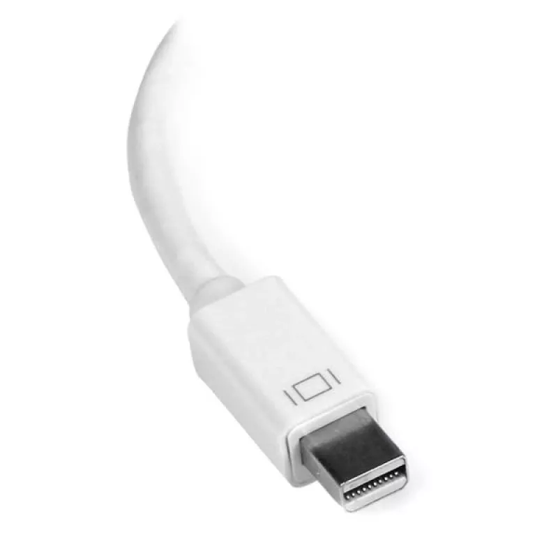 StarTech.com Mini DisplayPort į HDMI adapteris – aktyvus mDP į HDMI vaizdo keitiklis – 4K 30Hz – Mini DP arba Thunderbolt 1/2 Mac/PC prie HDMI monitoriaus/TV/ekrano – mDP 1.2 į HDMI adapteris – baltas