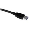 StarTech.com 5 pėdų juodas SuperSpeed USB 3.0 prailginimo kabelis - A į A M/F