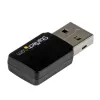 „StarTech.com“ USB 2.0 AC600 Mini dviejų juostų belaidis tinklo adapteris – 1T1R 802.11ac WiFi adapteris