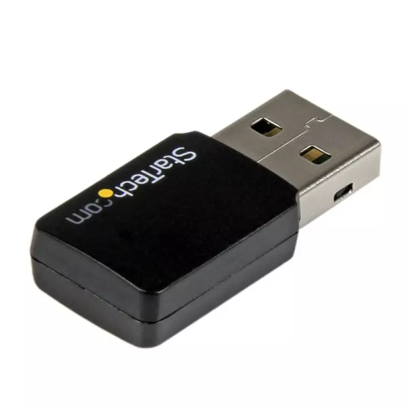 „StarTech.com“ USB 2.0 AC600 Mini dviejų juostų belaidis tinklo adapteris – 1T1R 802.11ac WiFi adapteris