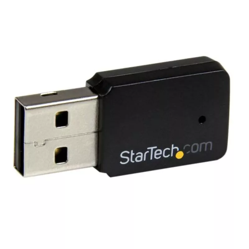 „StarTech.com“ USB 2.0 AC600 Mini dviejų juostų belaidis tinklo adapteris – 1T1R 802.11ac WiFi adapteris