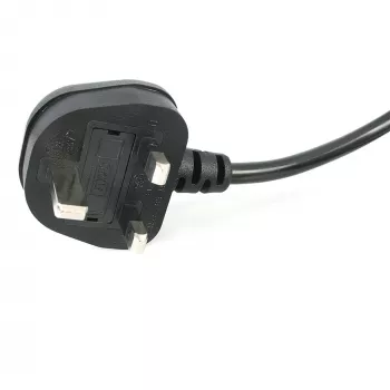 StarTech.com 1 m maitinimo laidas nešiojamam kompiuteriui, BS1363–C7, 2,5 A 250 V, 18 AWG, juodas