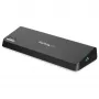 StarTech.com USB 3.0 dokavimo stotelė su dviem monitoriais, HDMI ir 4K DisplayPort – USB 3.0 į 4x USB-A, Ethernet, HDMI ir DP – universali USB Type A dokavimo stotelė, skirta „Mac“ ir „Windows“