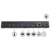 StarTech.com USB 3.0 dokavimo stotelė su dviem monitoriais, HDMI ir 4K DisplayPort – USB 3.0 į 4x USB-A, Ethernet, HDMI ir DP – universali USB Type A dokavimo stotelė, skirta „Mac“ ir „Windows“