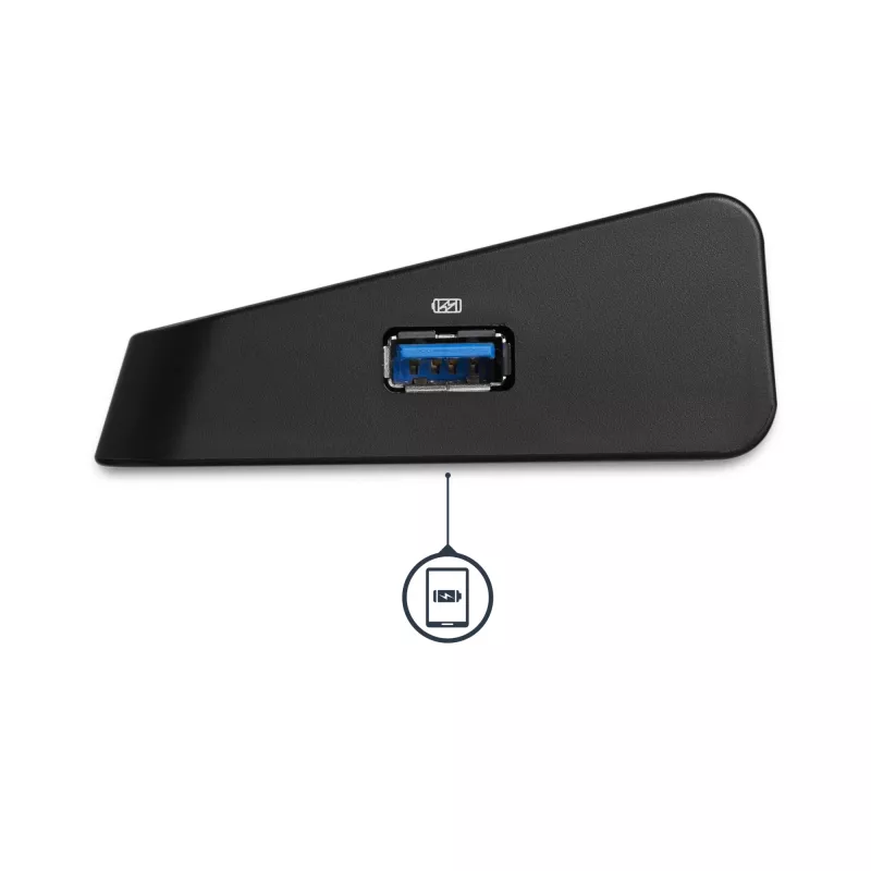 StarTech.com USB 3.0 dokavimo stotelė su dviem monitoriais, HDMI ir 4K DisplayPort – USB 3.0 į 4x USB-A, Ethernet, HDMI ir DP – universali USB Type A dokavimo stotelė, skirta „Mac“ ir „Windows“