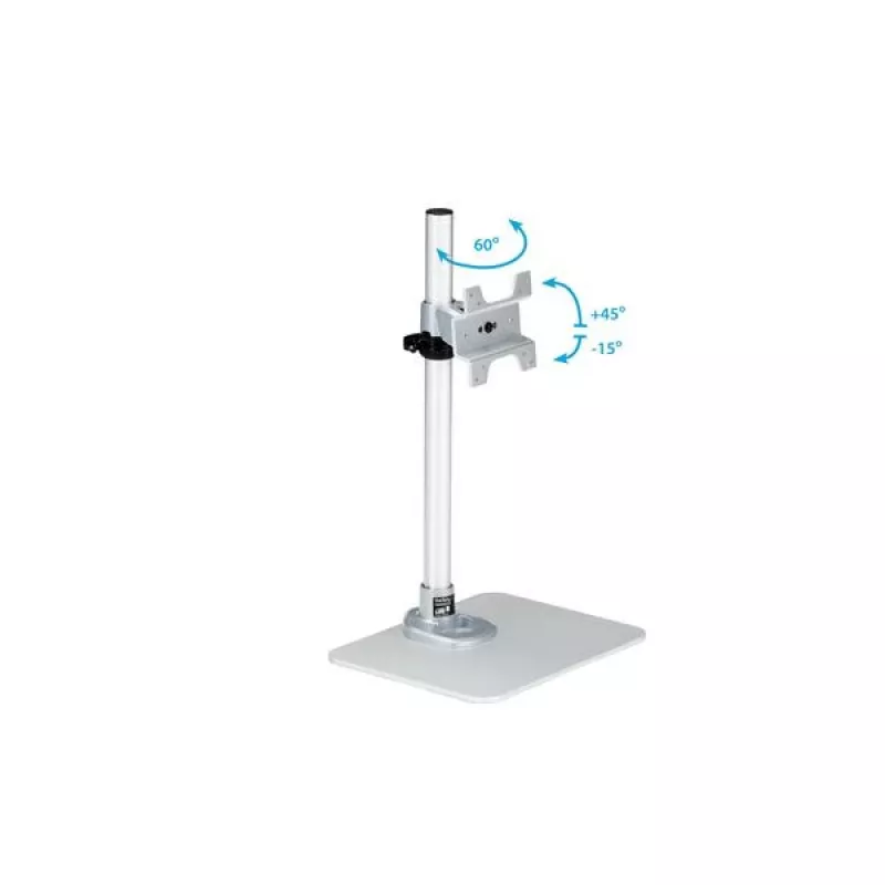 StarTech.com Vieno monitoriaus stovas – reguliuojamas – plieninis – sidabrinis