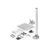 StarTech.com Vieno monitoriaus stovas – reguliuojamas – plieninis – sidabrinis