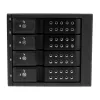 StarTech.com 4 lizdų aliumininis karštai keičiamas krepšelis be padėklų SAS II/SATA III - 6 Gbps HDD