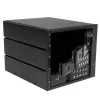 StarTech.com 4 lizdų aliumininis karštai keičiamas krepšelis be padėklų SAS II/SATA III - 6 Gbps HDD