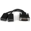 StarTech.com DMS-59 iki dviejų DisplayPort adapterio laidas, 20 cm, 4K x 2K