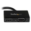 StarTech.com MDP2HDVGA kelioninis A/V adapteris: 2-in-1 Mini DisplayPort į HDMI arba VGA keitiklis