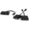 StarTech.com MDP2HDVGA kelioninis A/V adapteris: 2-in-1 Mini DisplayPort į HDMI arba VGA keitiklis
