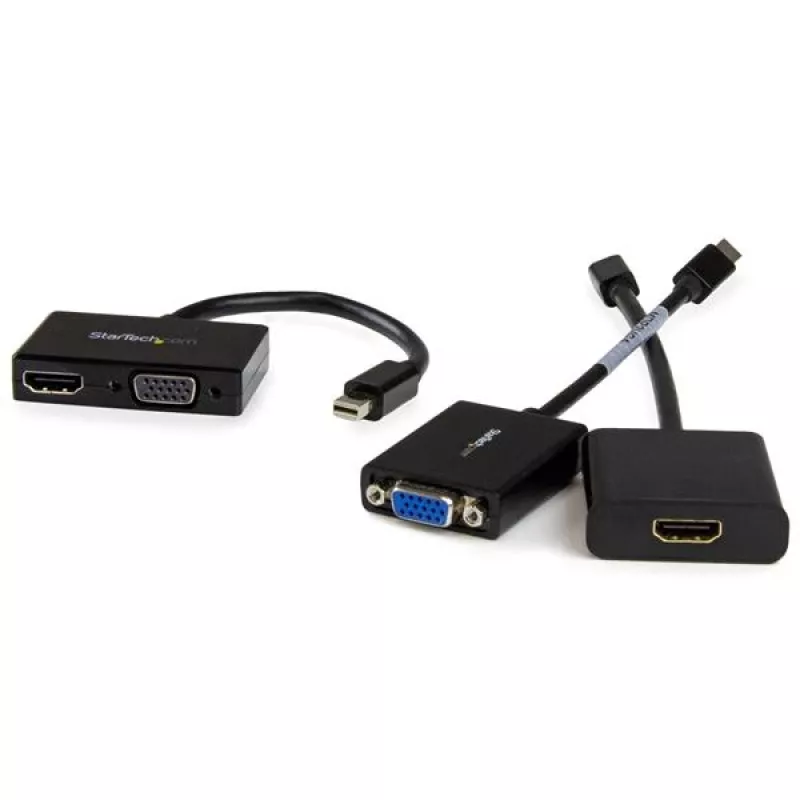StarTech.com MDP2HDVGA kelioninis A/V adapteris: 2-in-1 Mini DisplayPort į HDMI arba VGA keitiklis