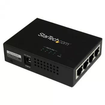StarTech.com 4 prievadų Gigabit „Midspan“ PoE+ injektorius – 802.3at/af