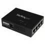 StarTech.com 4 prievadų Gigabit „Midspan“ PoE+ injektorius – 802.3at/af