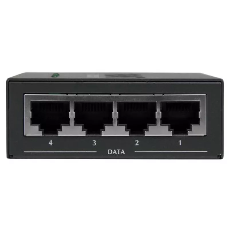 StarTech.com 4 prievadų Gigabit „Midspan“ PoE+ injektorius – 802.3at/af