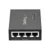 StarTech.com 4 prievadų Gigabit „Midspan“ PoE+ injektorius – 802.3at/af
