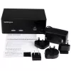 StarTech.com 2 prievadų KVM jungiklis su dviguba VGA - USB 2.0, 1920 x 1200 pikselių, Full HD, 18 W, juodos spalvos