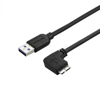 StarTech.com USB 3.0 laidas Micro-USB – plonas, stačiu kampu, 2 m