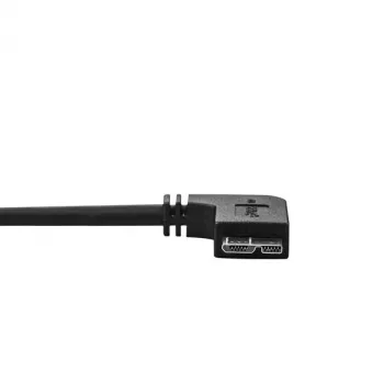 StarTech.com plonas USB 3.0 laidas, Micro USB kairysis kampinis - M/M - 0,5 m