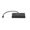 StarTech.com 3 prievadų kelių monitorių adapteris – Mini DisplayPort į HDMI MST šakotuvas – triguba 1080p arba dviguba 4K 30Hz – vaizdo skirstytuvas išplėstiniam darbalaukiui tik Windows – mDP 1.2 į 3x HDMI