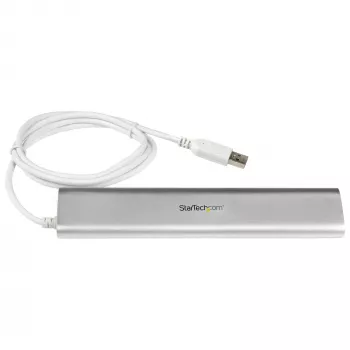 StarTech.com 7 prievadų USB 3.0 šakotuvas, USB A į 7x USB-A, 5Gbps, tvirtas dizainas, maitinamas iš magistralės arba iš tinklo, nešiojamas