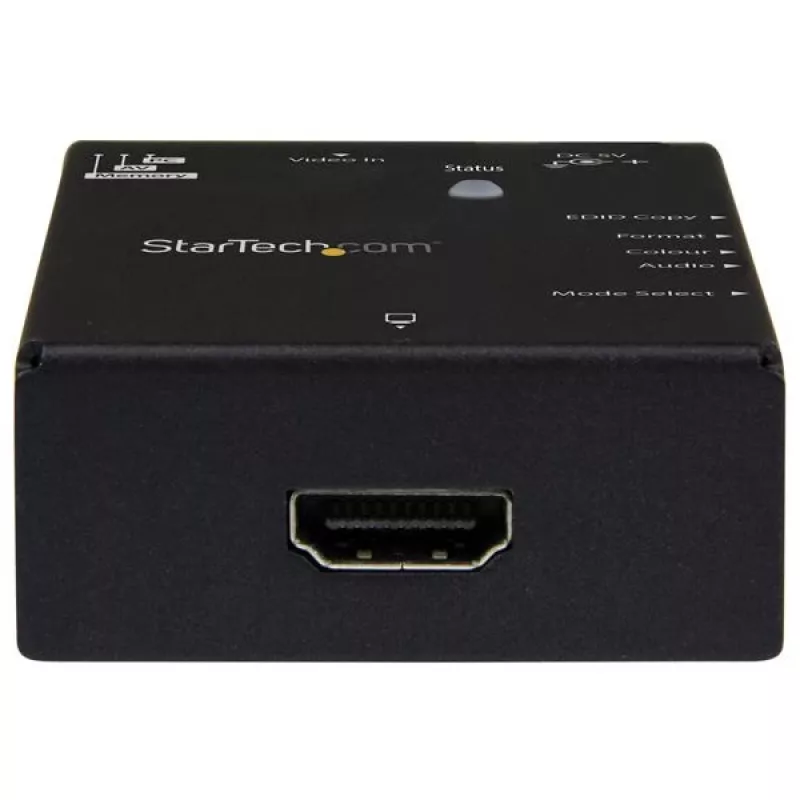 StarTech.com EDID emuliatorius HDMI ekranams – 1080p, juodas, plieninis, RoHS, CE, FCC, 1920 x 1080 pikseliai, 720p, 1080p, HDMI